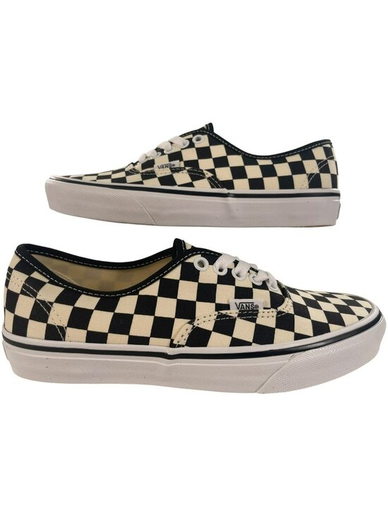 Vans Shoes - Vans Authentic Primary Check Black/White Canvas Shoes Sz Men’s 7/Women’s 8.5 NEW
